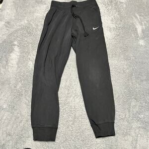 Nike Sweatpants Joggers Womens Medium Phoenix Fleece High-Waisted Black